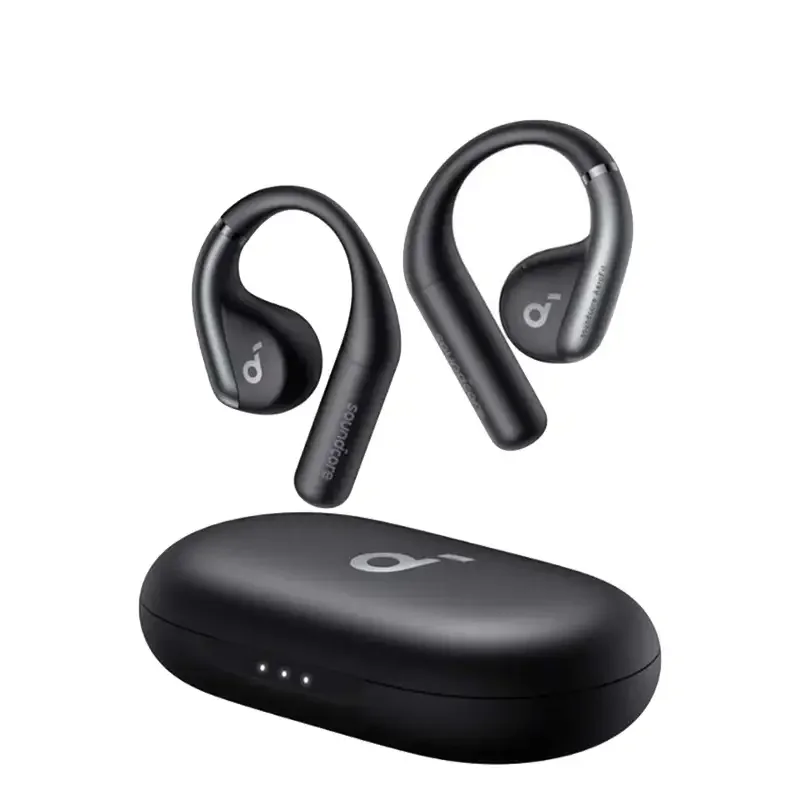 Gallery - The image clearly shows the exact Anker Soundcore AeroFit A3872 true wireless open-ear earbuds along