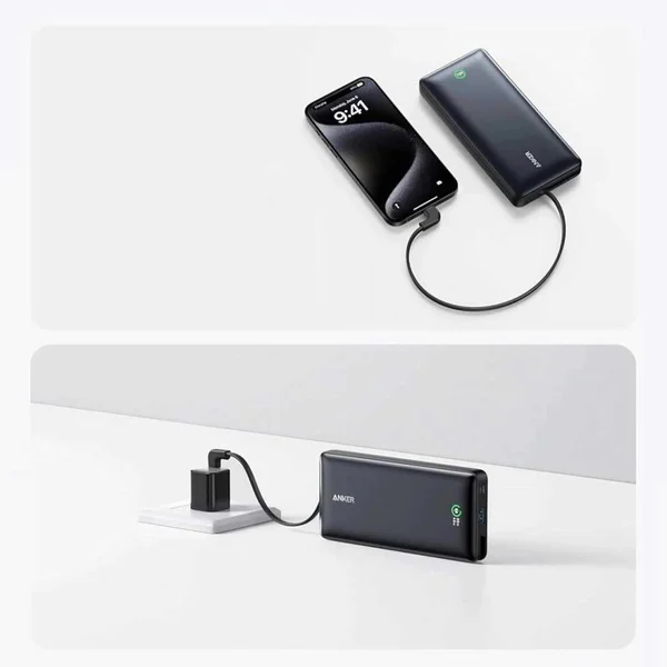 Description (mid_content) - High-quality, professional image demonstrating the power bank's functionality (c
