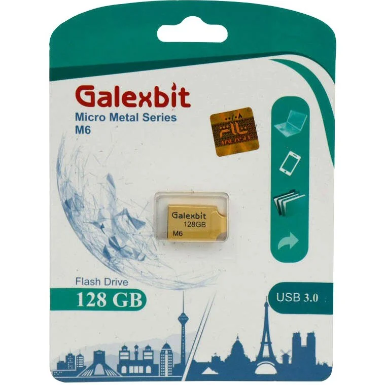 فلش مموری گلکس‌بیت سری Metal ظرفیت 128 گیگابایت مدل M6