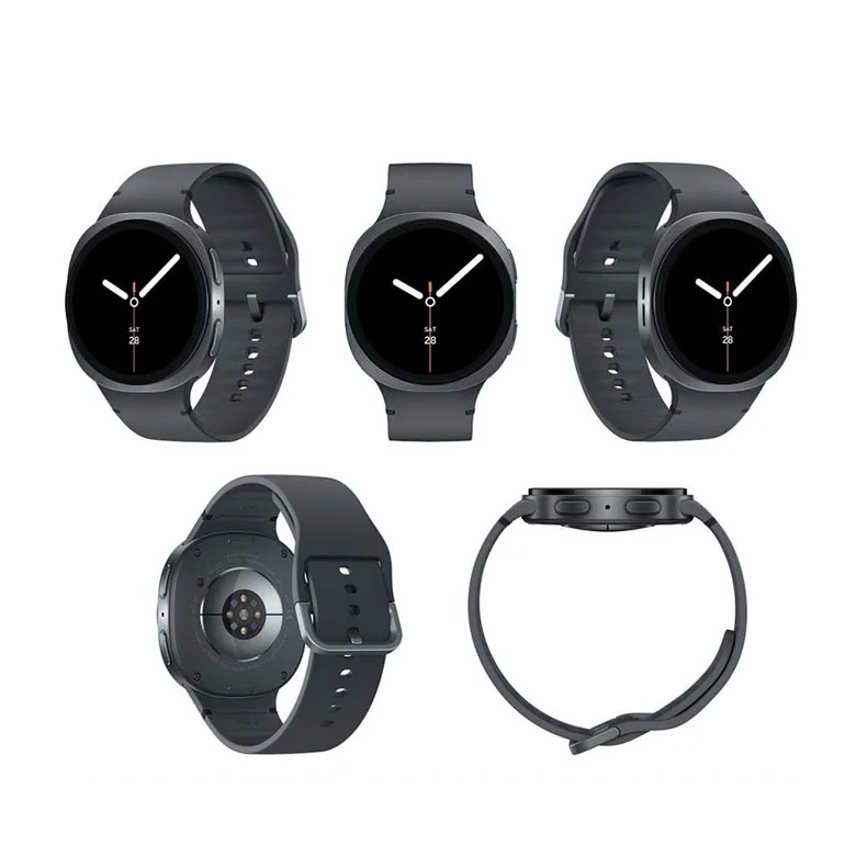 Gallery - High-quality, professional image displaying multiple angles of the smartwatch on a clean white backg
