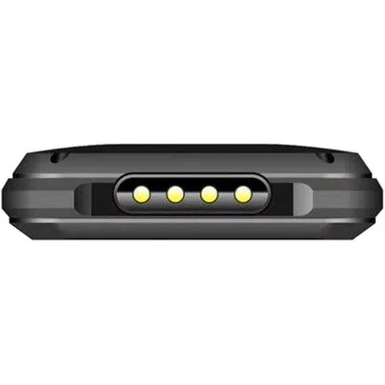 Gallery - This is a high-quality, sharp detail shot of a specific product feature (likely charging contacts) o