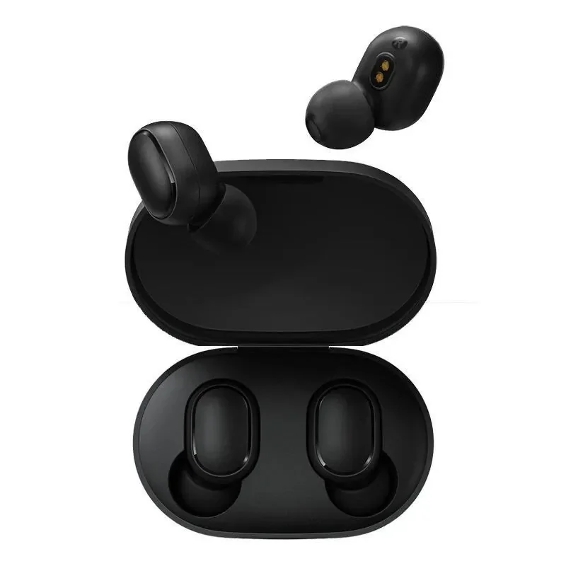 Gallery - The image clearly shows the Xiaomi Redmi AirDots 2 with charging case against a clean white backgrou