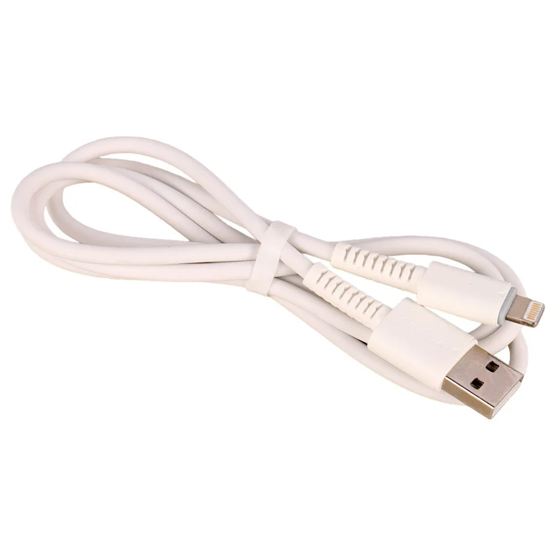 Gallery - The image clearly shows a white USB to Lightning cable matching the Yesido CA120L model with reinfor