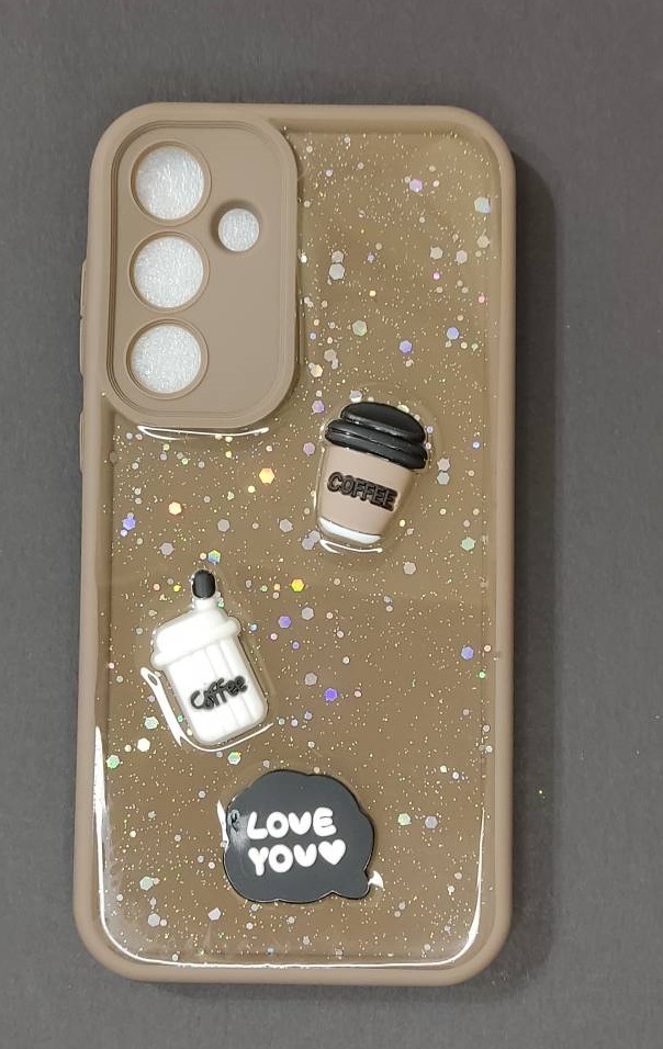 گارد Solid Case رزین اکلیلی عروسک برجسته Samsung Galaxy A55