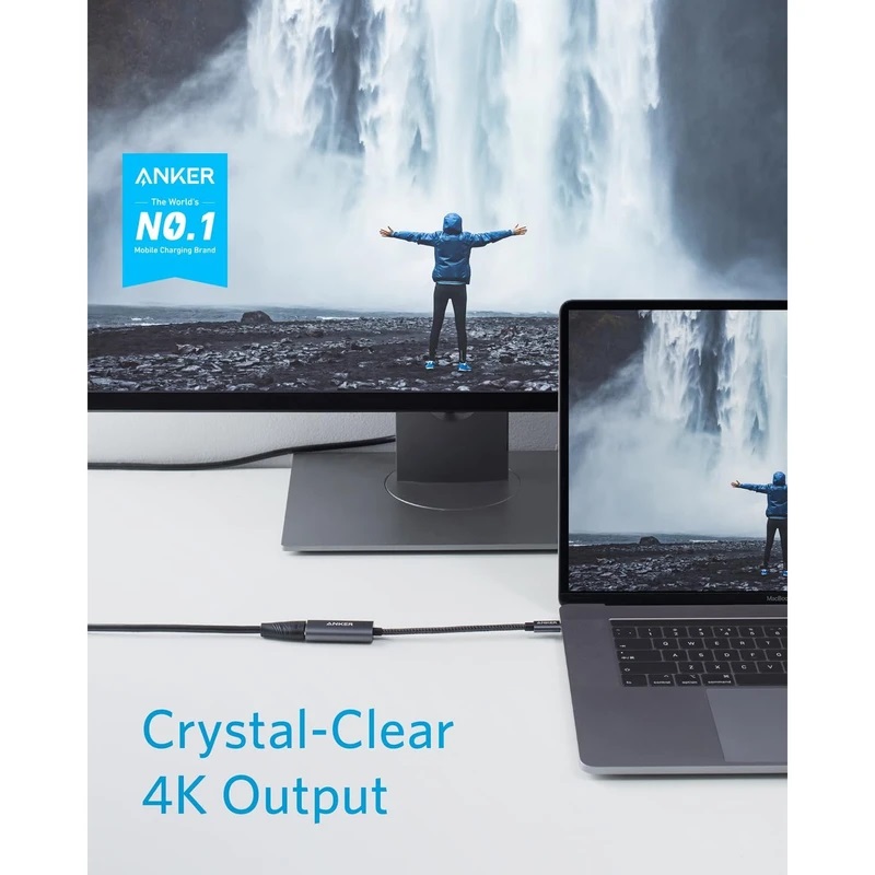 کابل تبدیل USB-C به HDMI انکر