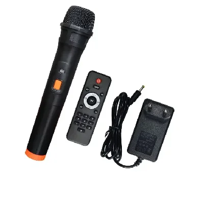 اسپیکر بلوتوثی چمدانی گلکسبیت مدل GS-D41 همراه با میکروفون و ریموت کنترل — gallery