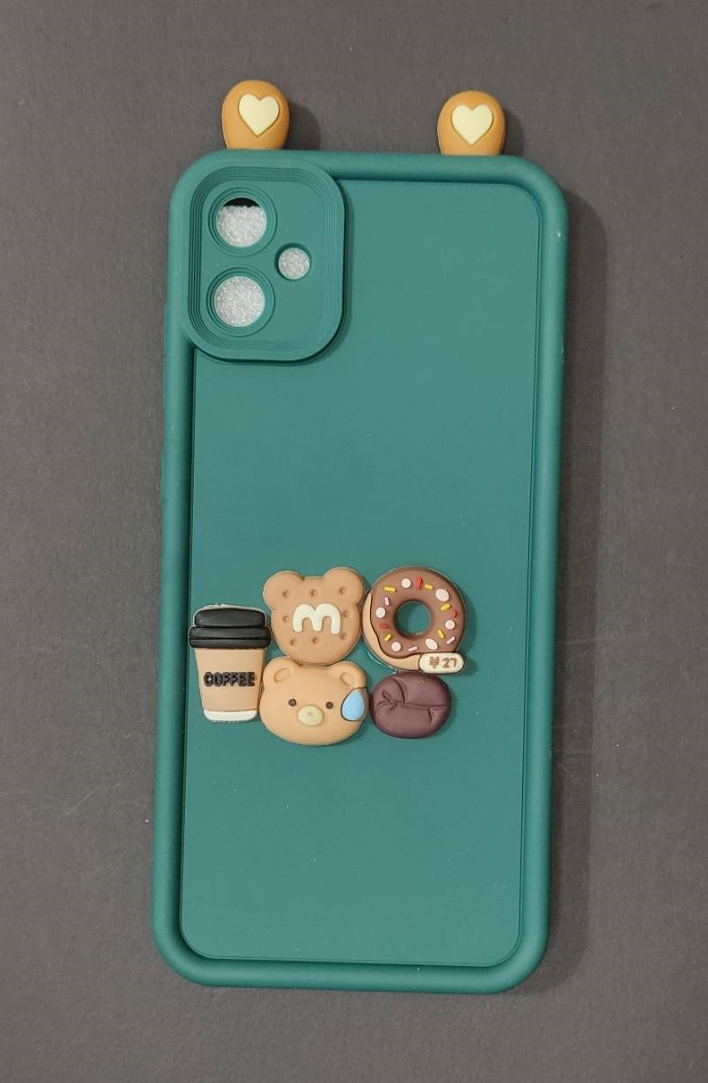 کاور سامسونگ مدل Solid Case عروسکی گوش دار مناسب برای گوشی Galaxy A05