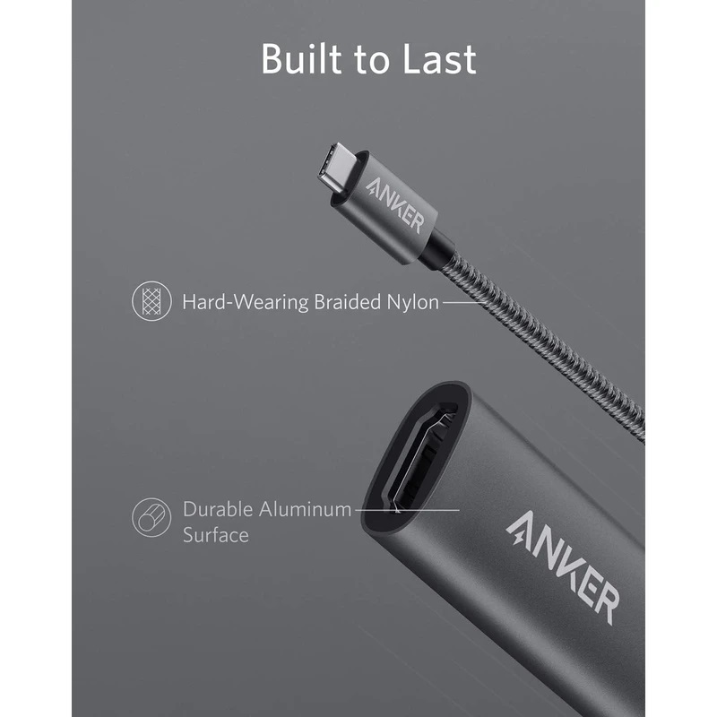 کابل تبدیل USB-C به HDMI انکر