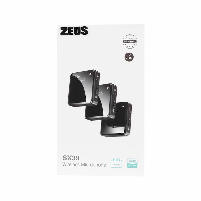 میکروفون یقه ای بی سیم type-c مدل SX39 (دو میکرفون)