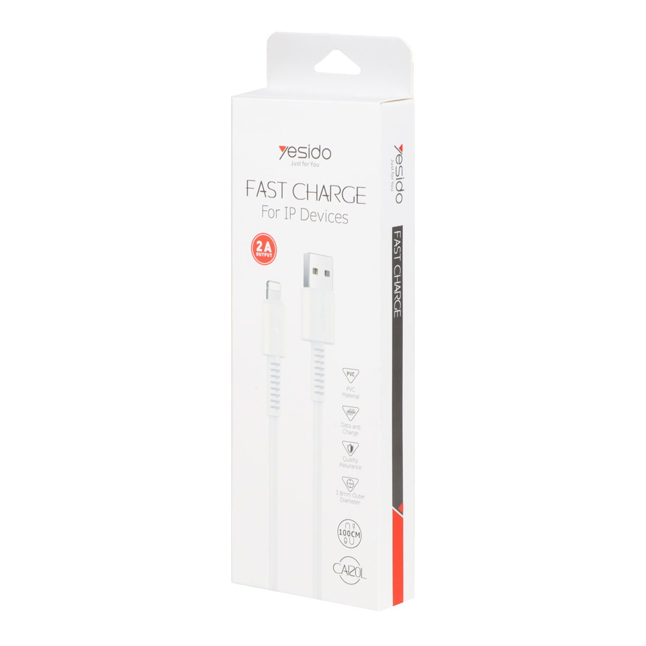 کابل شارژ آیفون Yesido مدل CA120L