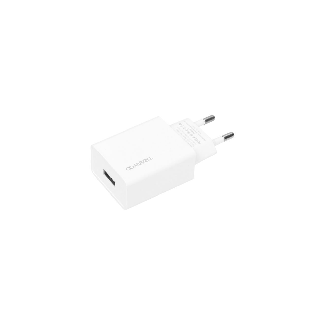 شارژر دیواری 12W فست تک پورت TRANYOO مدل T-C01 به همراه کابل شارژ اندروید