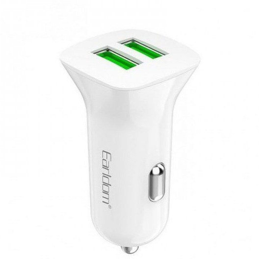 شارژر فندکی 2 پورت ارلدام مدل  ES-CC22