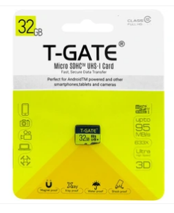 ram micro sd 32G-T-GATE C10-Black