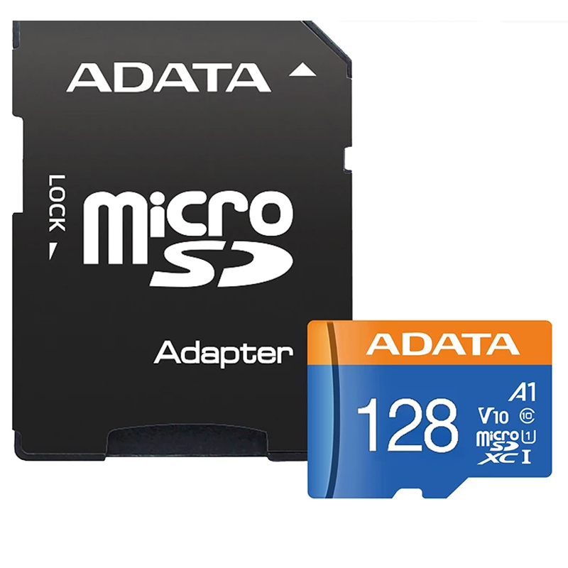 کارت حافظه MicroSDXC ای دیتا مدل Premier کلاس 10 استاندارد UHS-I سرعت 100MBps ظرفیت 128 گیگابایت
